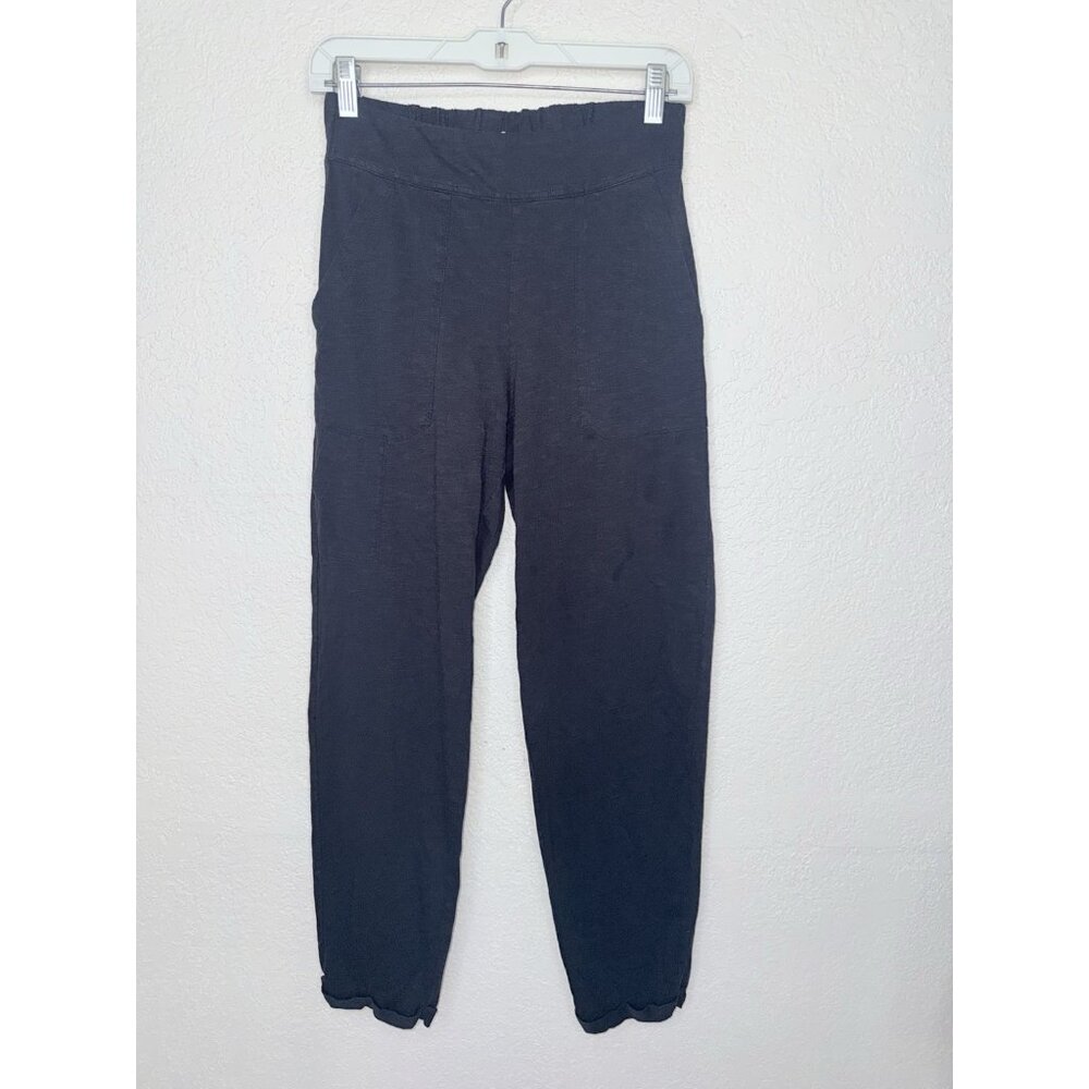 Known Supply Women’s Organic Cotton Black Jogger Pants Size Small M
